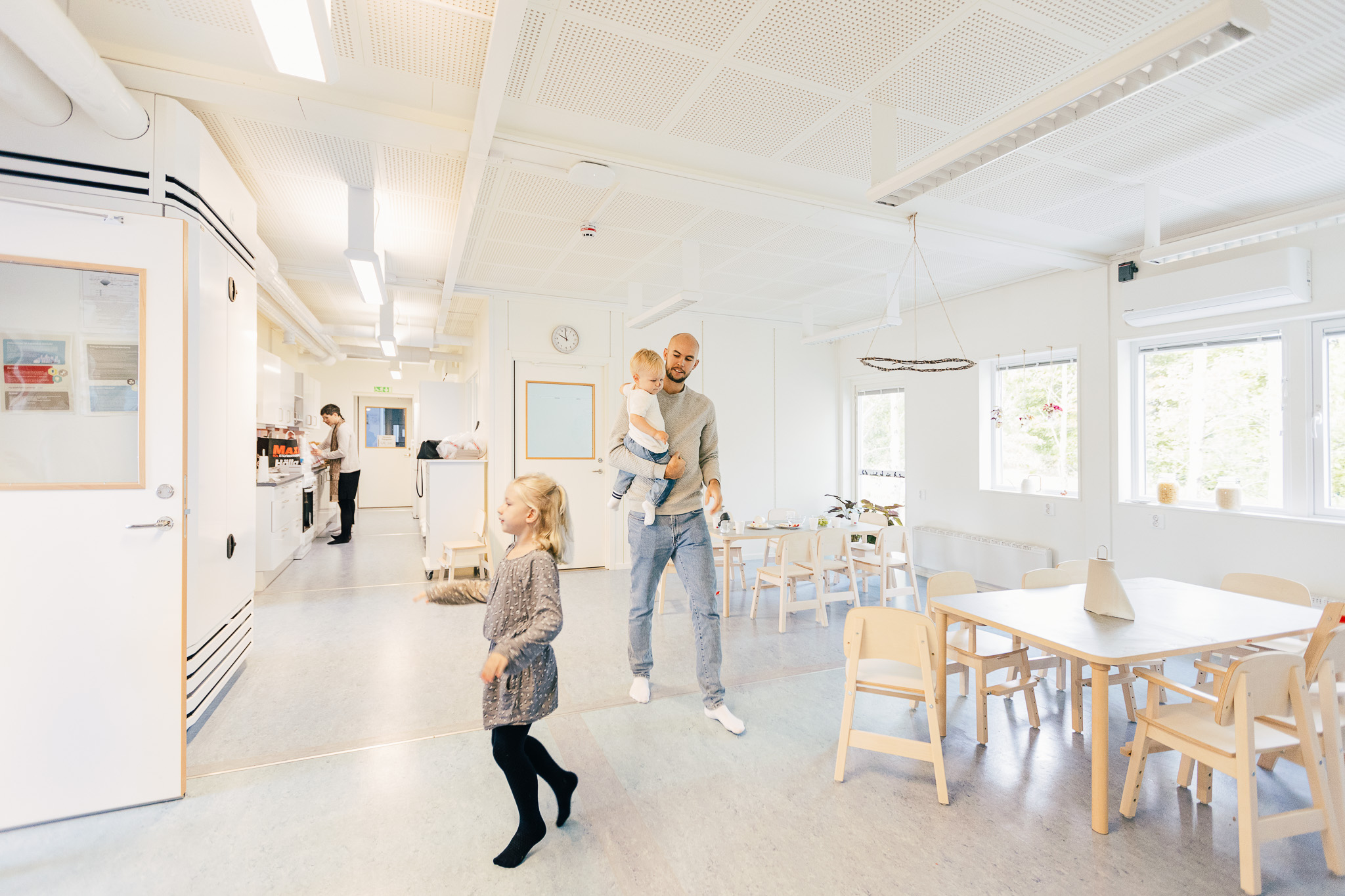 Lunchrum på Hamre förskola i Västerås