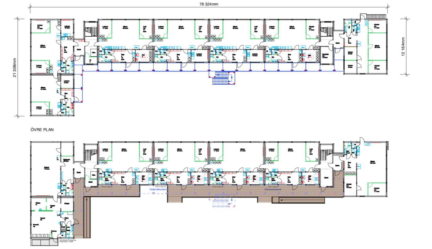 planritning henriksdal storseglet förskola